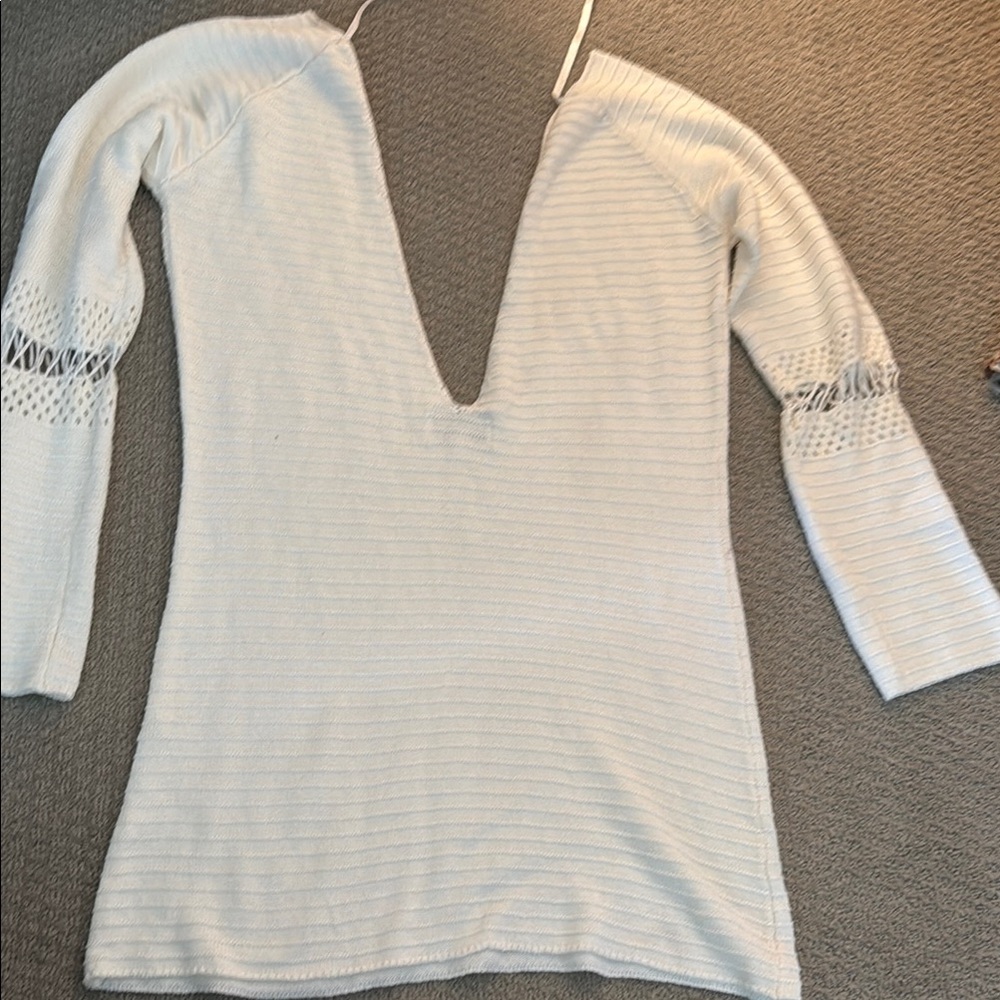 Sabo Skirt Cream Knit Dress